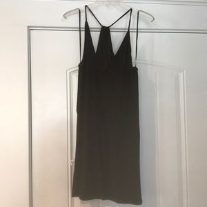 Charcoal cris cross dress